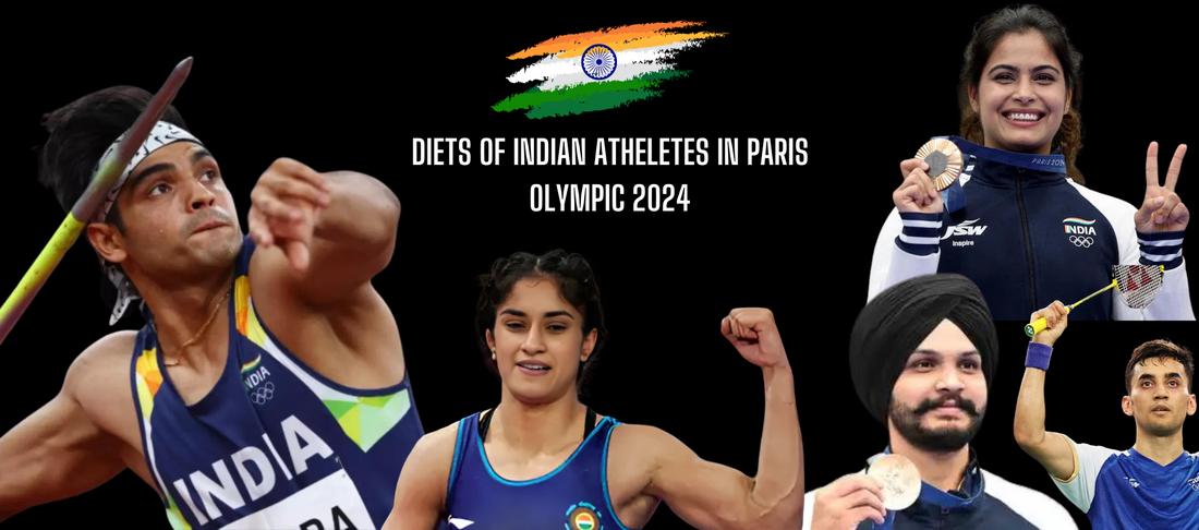 DIETS OF INDIAN ATHELETES IN PARIS OLYMPIC 2024