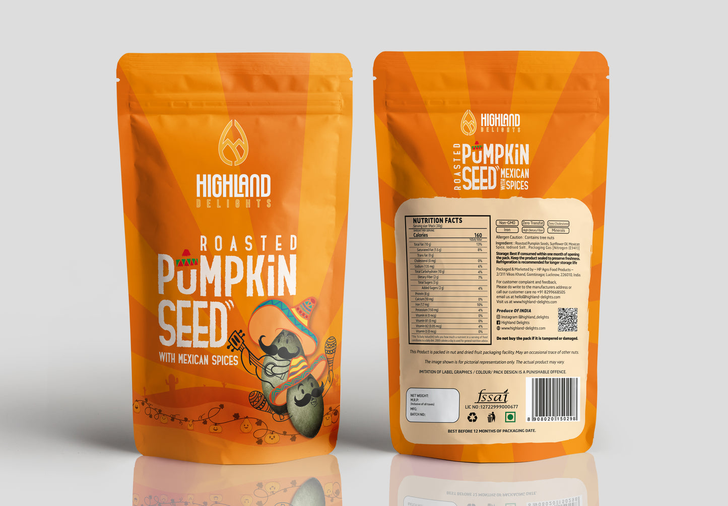 Mexican Spiced Roasted Pumpkin Seeds