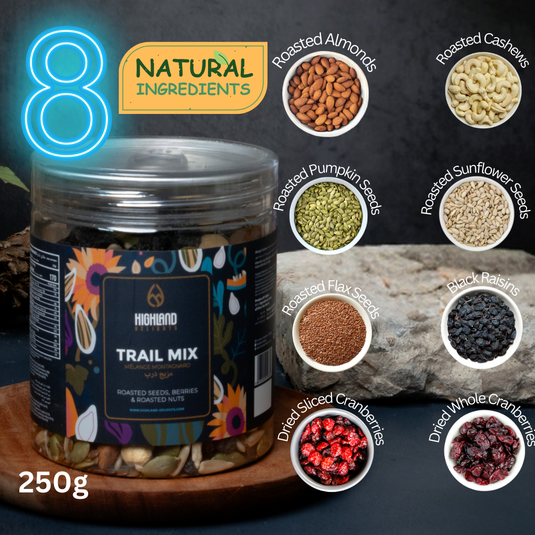 Nut Mix 220g + Trail Mix 250g_Naturally Organic, Purely Raw_Dry Fruit Mixes